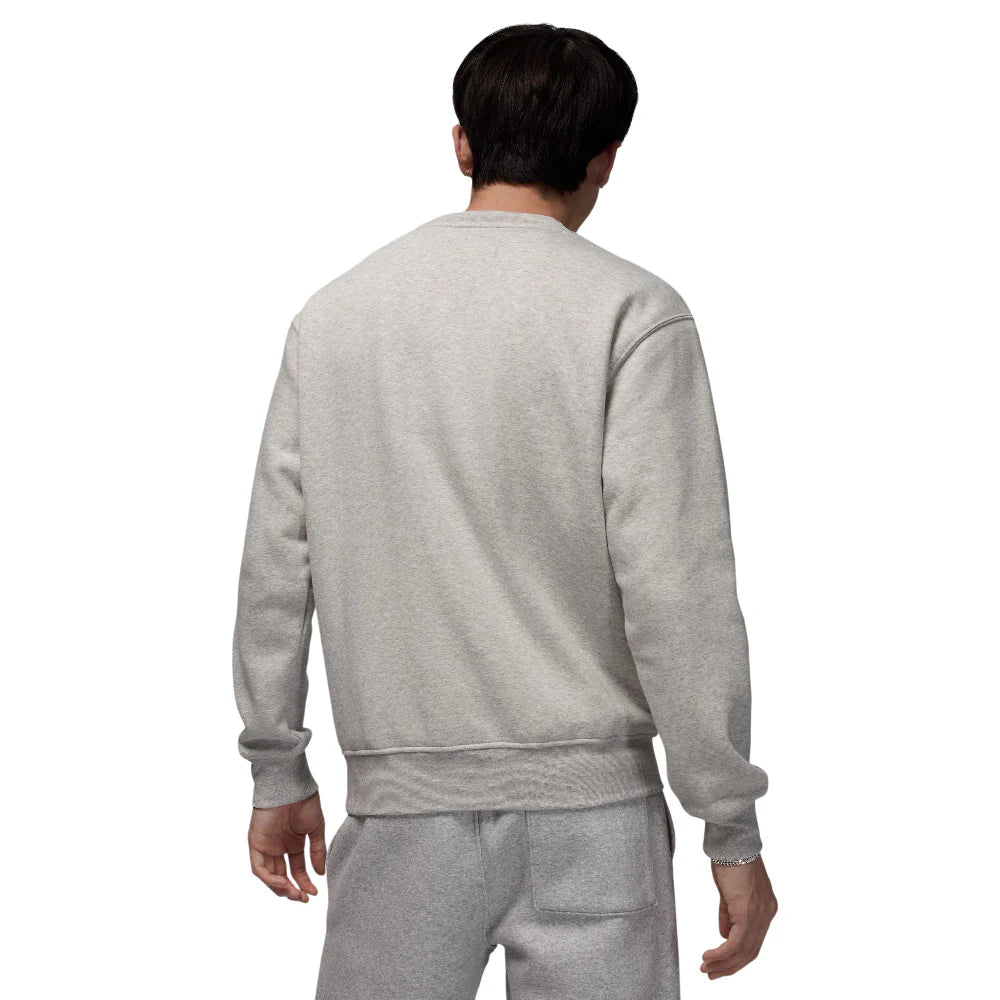 Sudadera de cuello redondo de polar Brooklyn gris