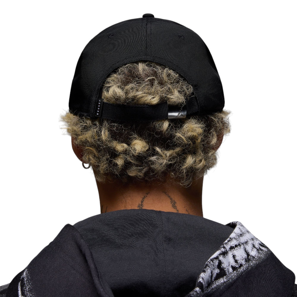 Gorra Jumpman de metal estructurado Rise, color negro