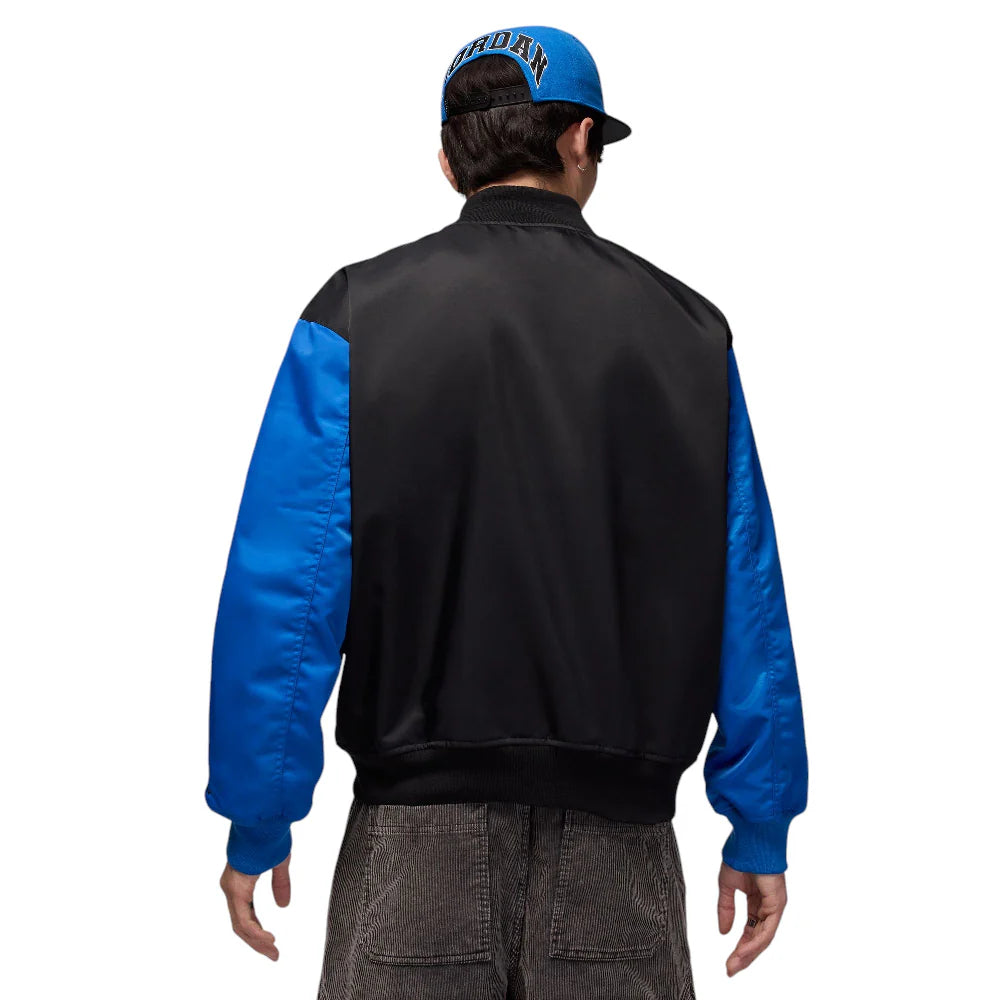 Chaqueta universitaria negra de Brooklyn Collegiate