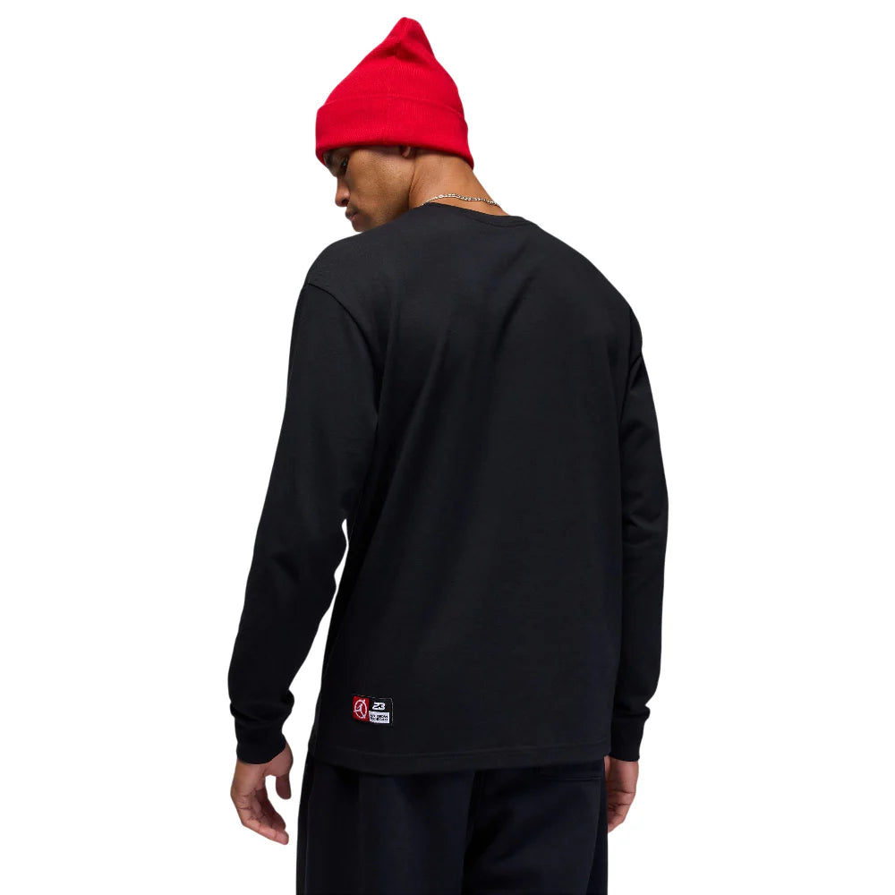 Camiseta de manga larga negra del Flight Club