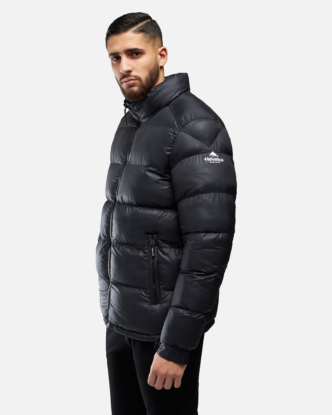 Chaqueta de plumas Helvetica Benny - Negra