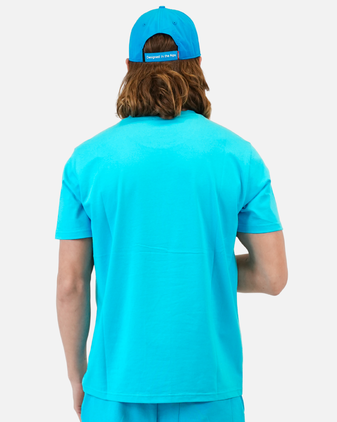 Camiseta Helvética Yucatán - Azul turquesa