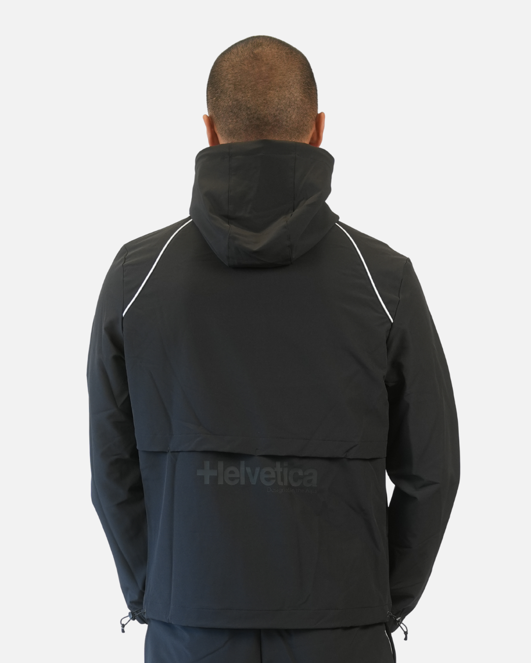 Chaqueta deportiva Helvetica Wells - Negra